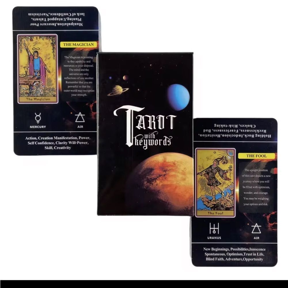 Tarot with Keywords Card Deck - Picture 2 of 5